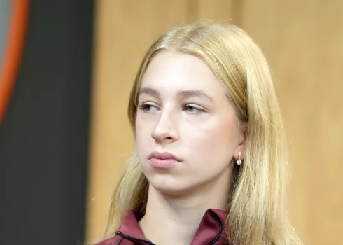 Skeletoniste Marta Andžāne.