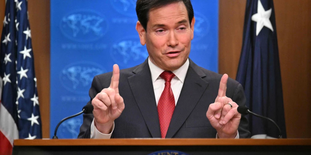 Savienoto Valstu valsts sekretārs Marko Rubio. 