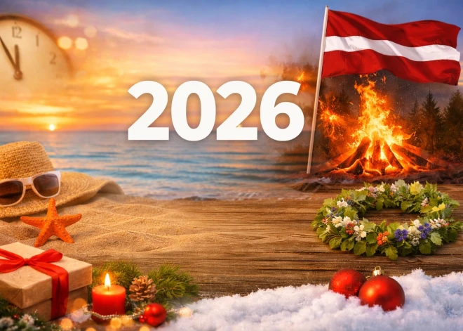 Как жители Латвии будут работать и отдыхать в 2026 году: календарь выходных и праздников