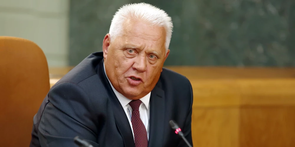 Экс-премьер Андрис Берзиньш.