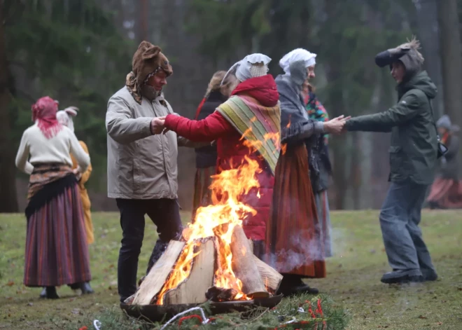 20. decembrī Latvijas Etnogrāfiskajā brīvdabas muzejā notika Ziemassvētku svinības.