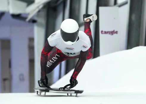 Pasaules kausa posms skeletonā vīriešiem Siguldas bobsleja un kamaniņu trasē.