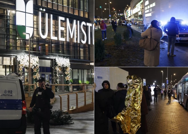 Igaunijas lielākajā tirdzniecības centrā noticis sprādziens; ir viens cietušais, no ēkas evakuēti apmeklētāji un darbinieki