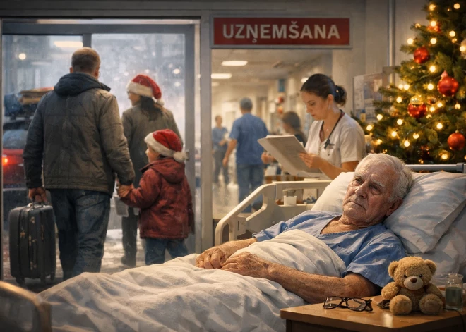 Пожилых латвийцев все чаще оставляют в больницах на праздники их собственные дети - чтобы не мешали отмечать