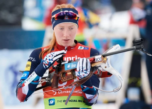 Kirkeide vienīgo kļūdu šaušanā pieļāva pirmajā ugunslīnijā un finišu sasniedza pēc 32 minūtēm un 53,2 sekundēm. 