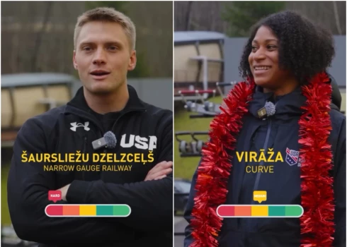 “Šaursliežu dzelzceļš” pret pasaules sporta eliti: cik sarežģīta ārzemju sportistiem ir latviešu valoda?