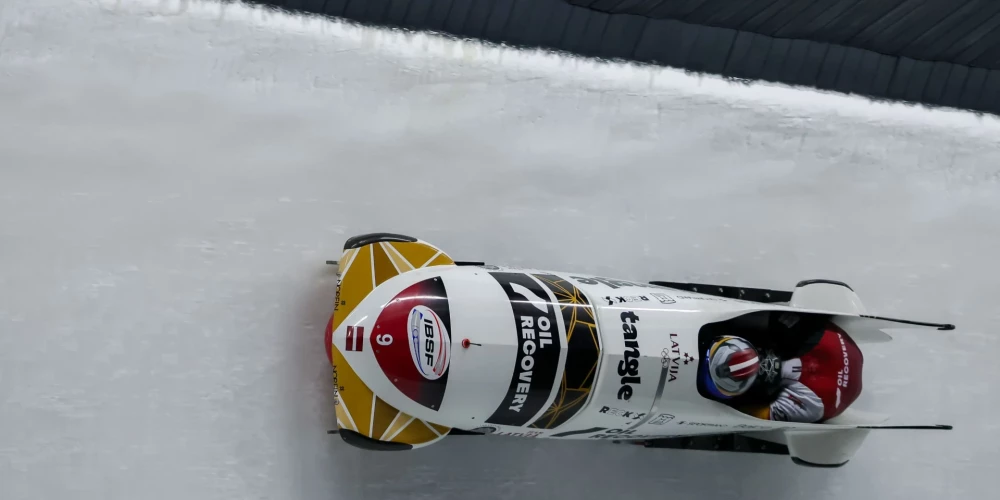 Kalendas divnieku ekipāža Siguldā Pasaules kausa posmu noslēdz 13. vietā.