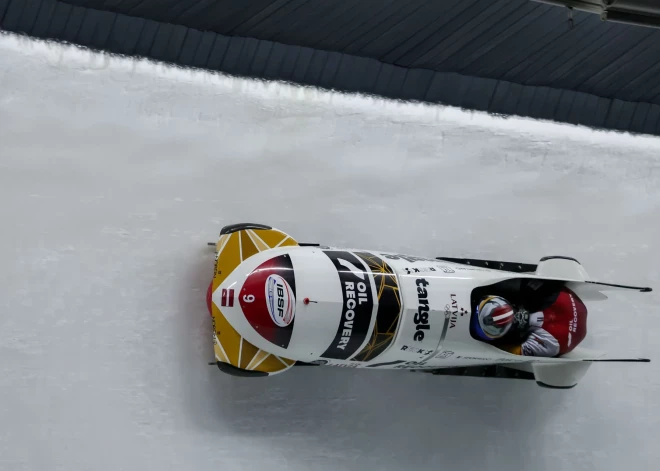 Latvijas bobslejisti Siguldā noslēdz Pasaules kausa posmu ārpus labāko desmitnieka