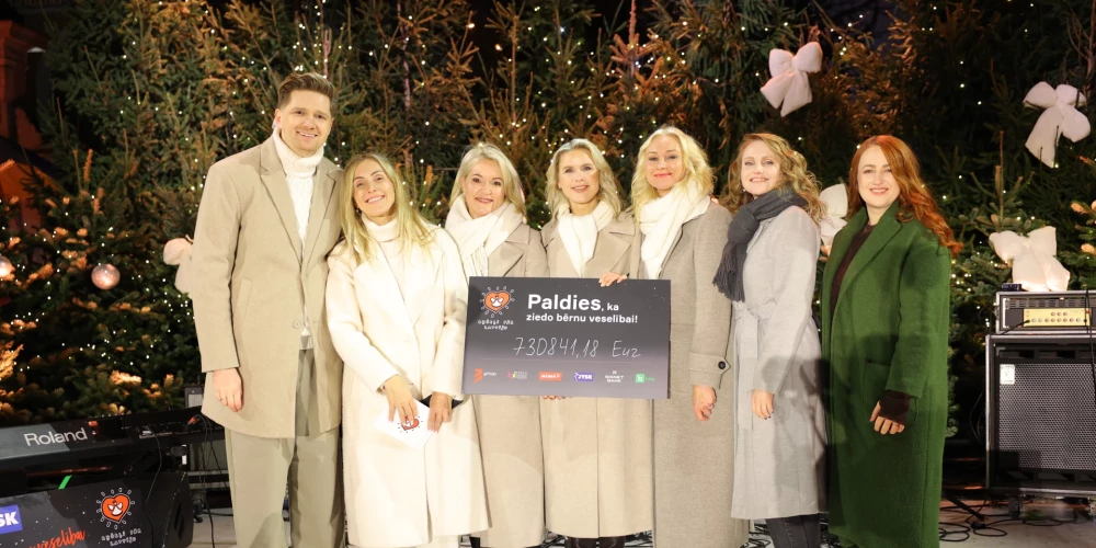 Labdarības akcijā “Eņģeļi pār Latviju” saziedoti 730 841,18 eiro.