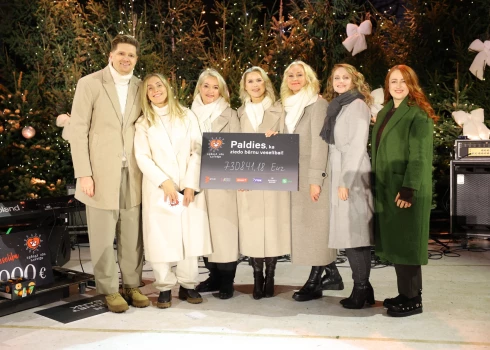 Labdarības akcijā “Eņģeļi pār Latviju” saziedoti 730 841,18 eiro.