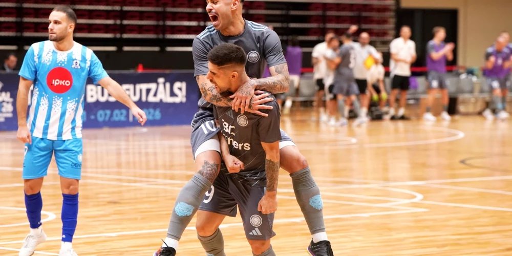 UEFA Čempionu līgas atbildes spēle telpu fubolā.