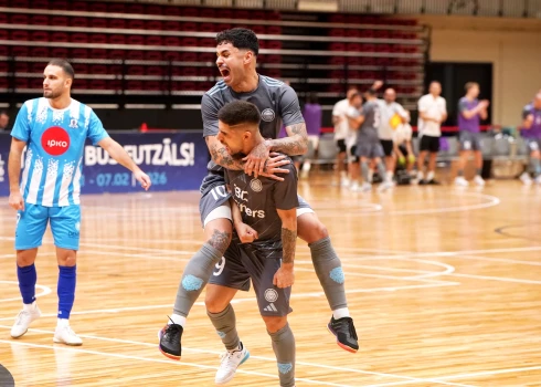 UEFA Čempionu līgas atbildes spēle telpu fubolā.