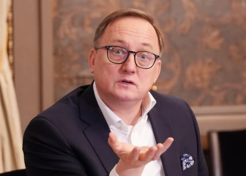 Президент Банка Латвии Мартиньш Казакс.