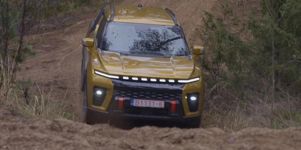 KGM Musso EV ir vairāk nekā piecus metrus garš, pilnībā elektrisks visurgājējs ar 80 kWh bateriju