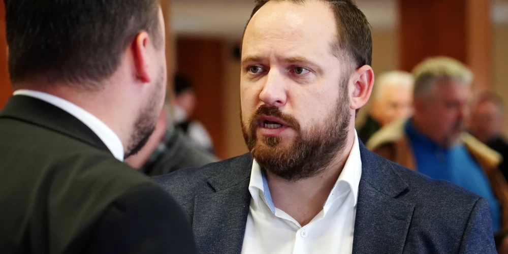 Член правления объединения "Крестьянский сейм" Мартиньш Тронс.