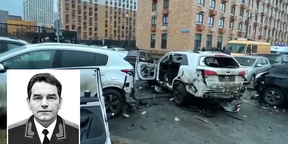 Sprāgstierīce bijusi novietota zem Fanila Sarvarova automašīnas "Kia Sorento" apakšdaļas. 