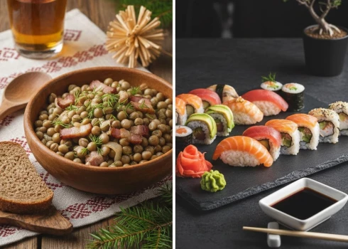 Вместо серого гороха — суши и супы!