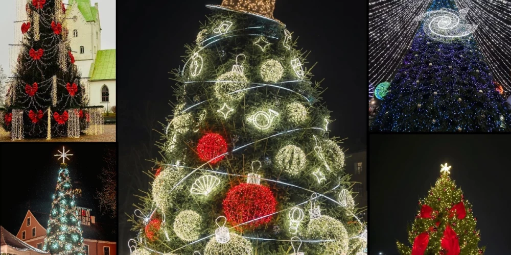 Noskaidrotas 2025. gada krāšņākās eglītes Latvijā.