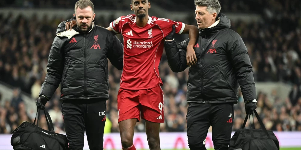 "Liverpool" zviedru zvaigzne Aleksandrs Īsaks salauza potīti 20. decembra spēlē pret "Tottenham Hotspur"