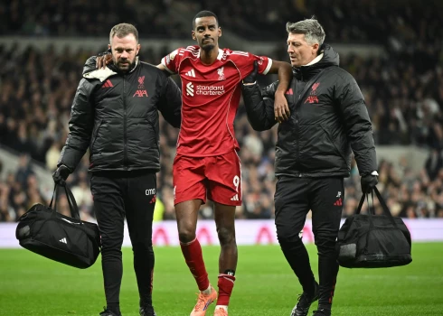 "Liverpool" zviedru zvaigzne Aleksandrs Īsaks salauza potīti 20. decembra spēlē pret "Tottenham Hotspur"