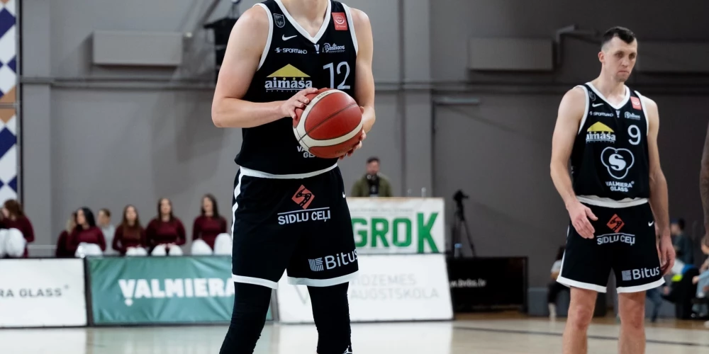 Par spīti varenai pēdējai ceturtdaļai, valmieriešiem neizdevās sasmelt izlieto (foto: Valmiera Glass VIA Basketbols / Facebook)