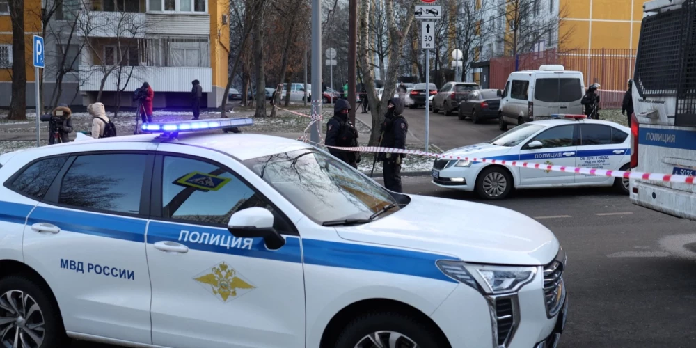 Maskavā uzspridzināti divi policisti. 