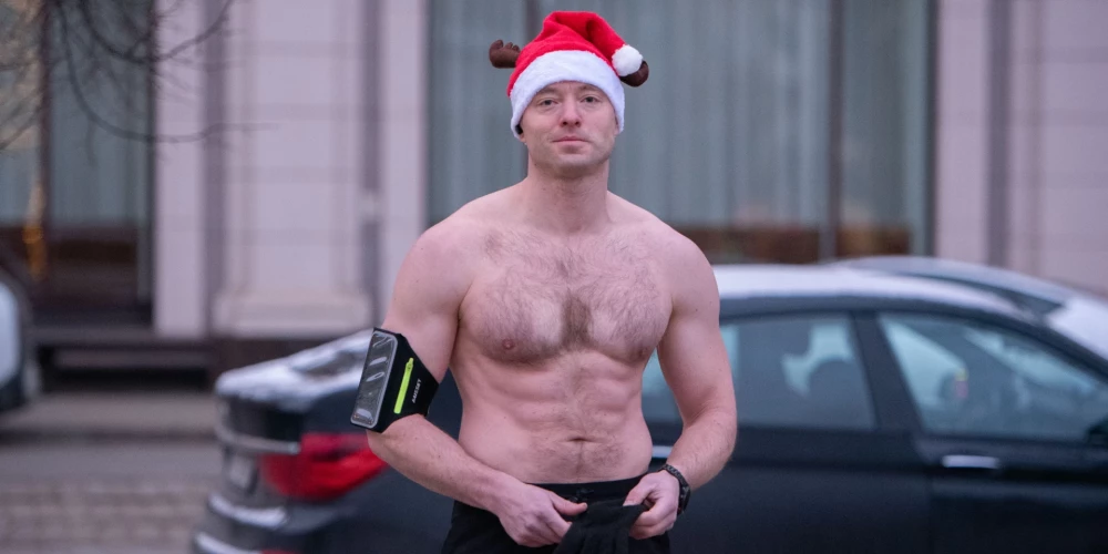 Рождественский забег Rimi Rīgas maratons.