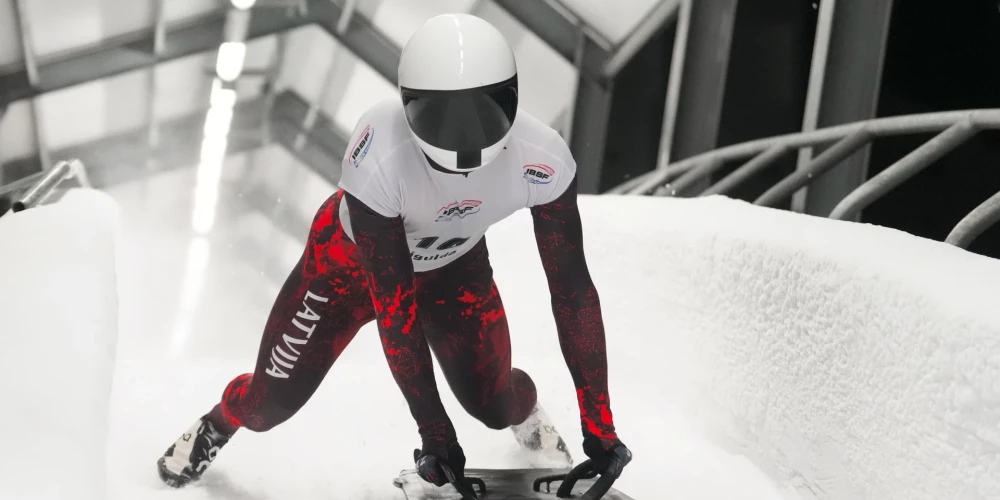 Pasaules kausa posms skeletonā vīriešiem Siguldas bobsleja un kamaniņu trasē.