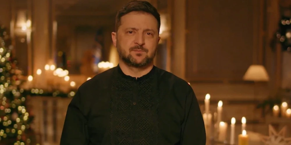 Владимир Зеленский в телеобращении на Рождество.
