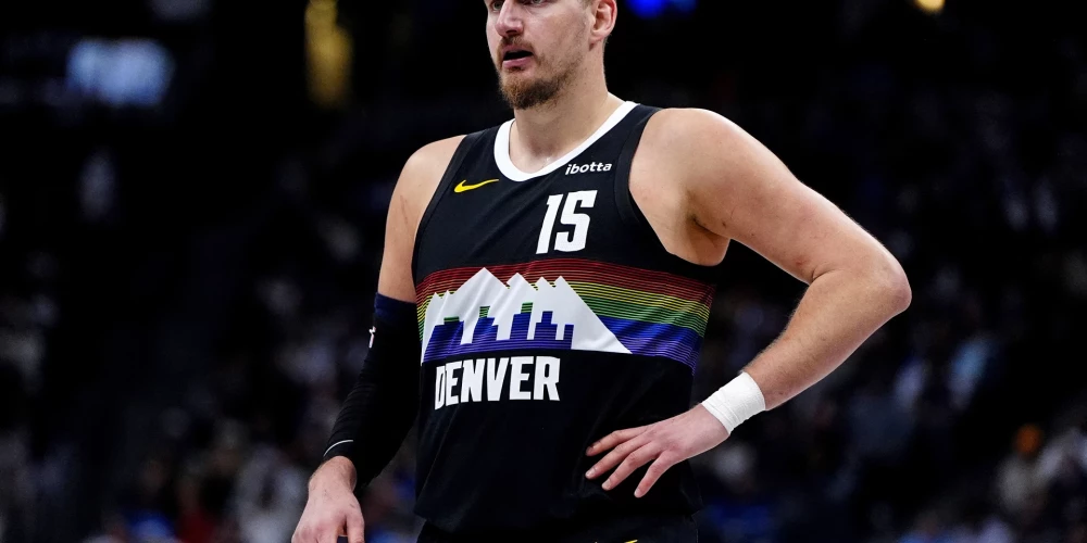 Denveras "Nuggets" līderis Nikola Jokičs.