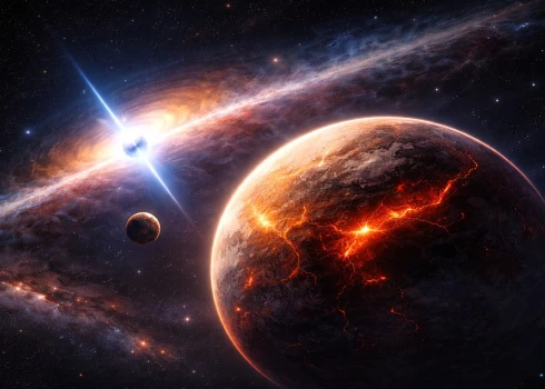 Изображение планеты создано искусственным интеллектом.