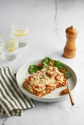 Kabaču lazanja ar tītara gaļu