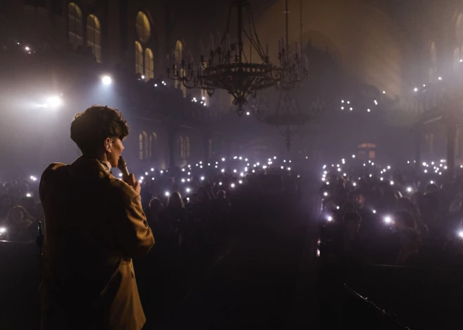 "Shipsea" un Rīgas Doma zēnu kora Ziemassvētku uzstāšanās Torņakalna baznīcā (foto: Ģirts Raģelis)