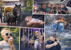 Zirga pajūgā uz iecirkni, dimantu rīšana, atejas spridzināšana, migranti kāzu limuzīnā – notikumi, kas pārsteidza pat likumsargus