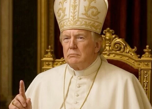 ASV prezidents Donalds Tramps publicēja mākslīgā intelekta radītu attēlu, kurā attēlots kā pāvests.