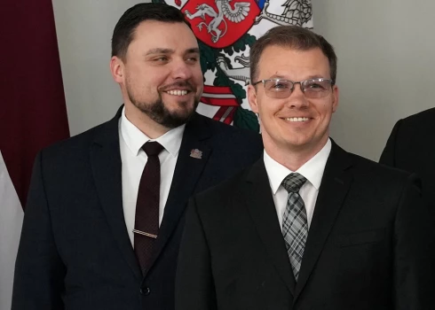 Jānis Grasbergs un Raivis Dzintars.