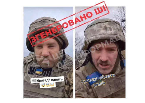 Tiek izplatīti video, kuros it kā redzami Ukrainas karavīri, kas pamet savas pozīcijas Harkivas un Sumu apgabalos.