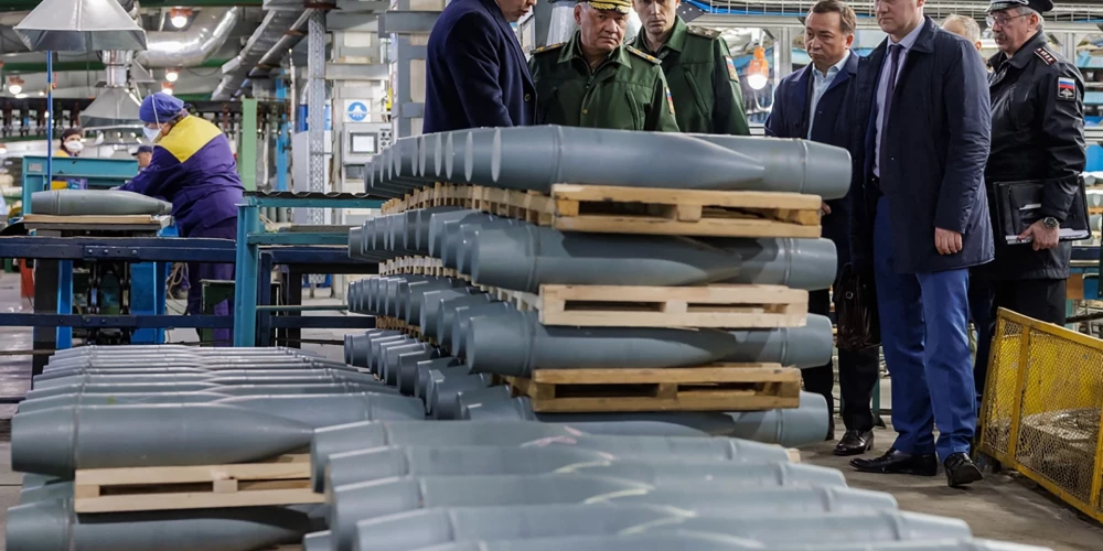 Baltkrievijā top munīcijas rūpnīca Krievijas armijai.