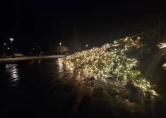 Спасатели работают без остановки: штормовой ветер ломает деревья и конструкции