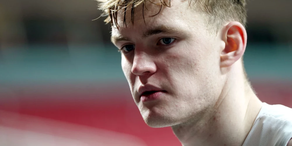 Latvijas basketbolists Mārcis Šteinbergs.