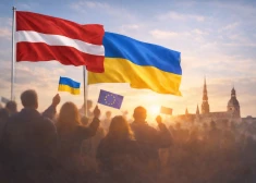 Жители Латвии заметно активнее поддерживают помощь Украине, чем в среднем по ЕС
