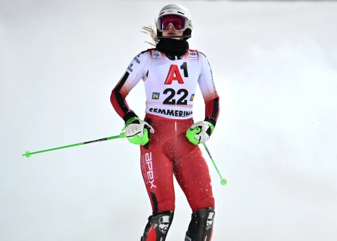 Latvijas sportiste Dženifera Ģērmane. 