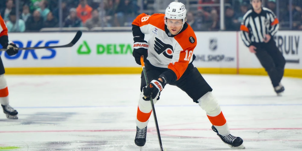 Latvijas uzbrucējs Rodrigo Ābols.