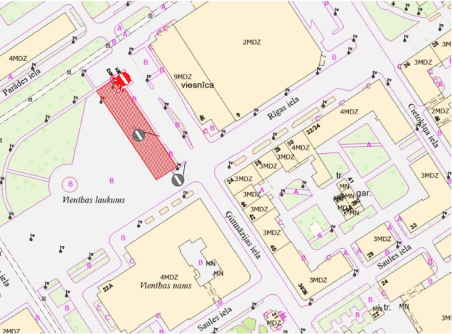 Satiksme tiks organizēta atbilstoši shēmai.