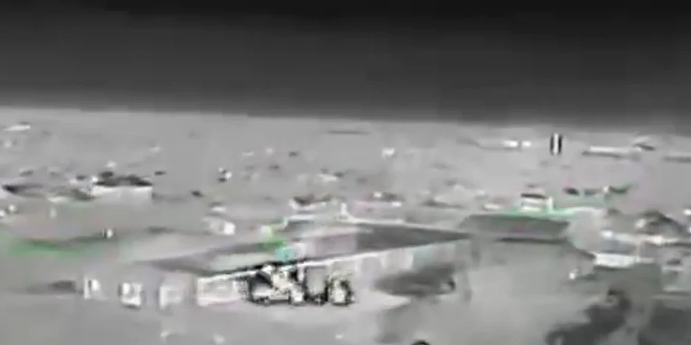 Luhanskas apgabalā droni uzbruka 1435. pulka remonta bāzei netālu no Antracita ciema.