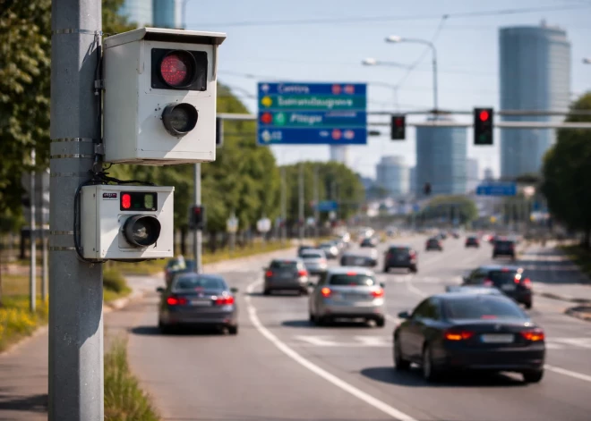 Камеры на светофорах в Риге насчитали 24 000 нарушений: водителям дали понять, что это только начало