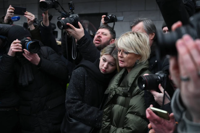 Юлия Меньшова с дочерью Таисией.