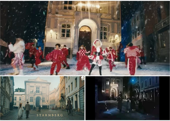 Vai pamanīji? Šī Vecrīgas māja ir īsta kino zvaigzne! No Kailijas Minogas līdz Sisī un pašmāju "Ziemassvētku jampadracim"