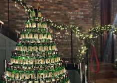 PTAC нашел в торговых центрах "елки" из бутылок с алкоголем и увидел в этом нарушение закона