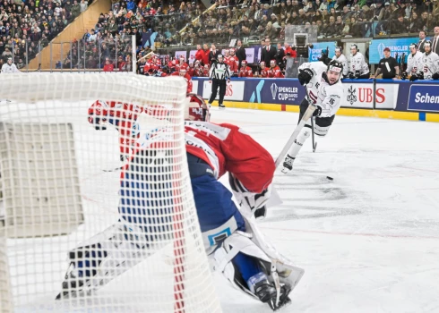 Mārtiņš Dzierkals guva vārtus arī sestdienas spēlē pret "IFK Helsinki" (foto: Scanpix / AP)